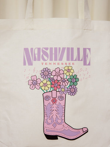 Molly Green - Nashville Bootiful Tote - Graphics