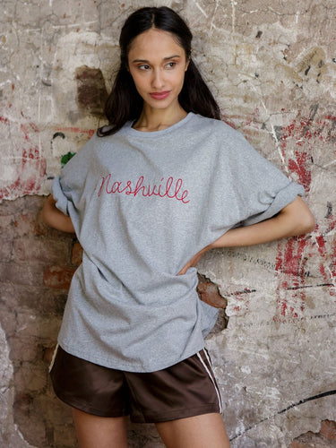 Molly Green - Nashville Embroidered Tee - Graphics