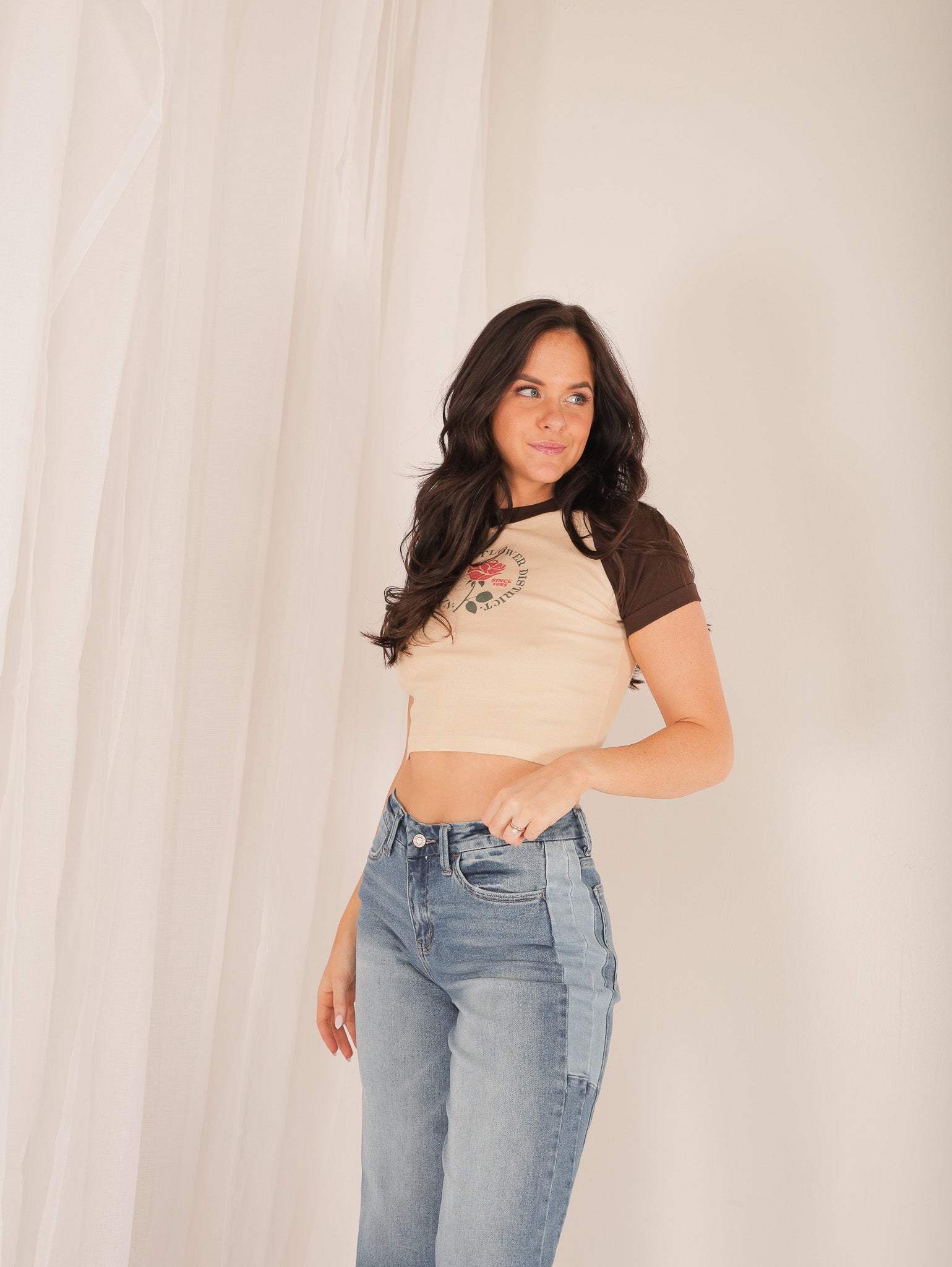 Molly Green - Nashville Flower District Crop Top - Casual_Tops