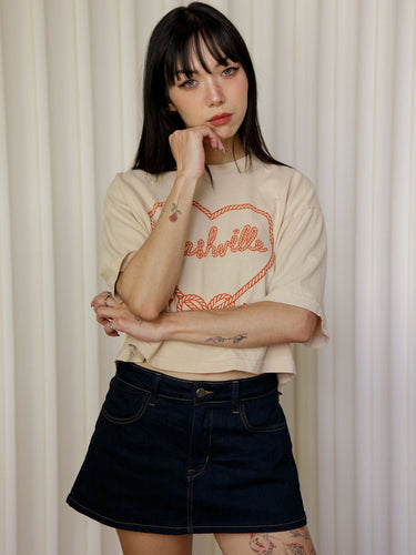 Molly Green - Nashville Love Lasso One Size Crop - Graphics