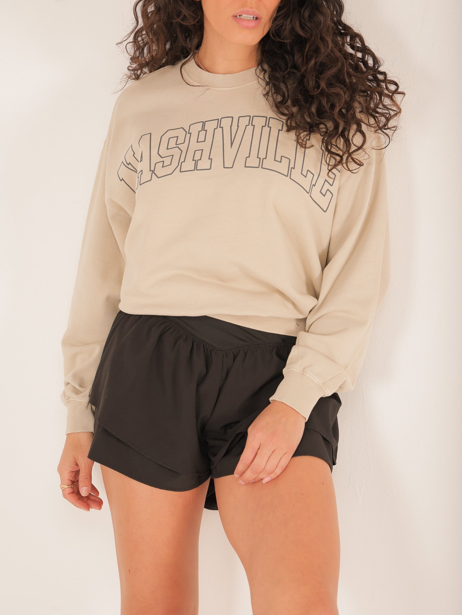 Molly Green - Nashville Outline Sweatshirt - Casual_Tops