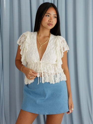 Molly Green - Natalie Ruffle Top - Casual_Tops