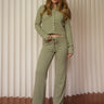 Molly Green - Nina Stripe Drawstring Pants - lounge_bottoms