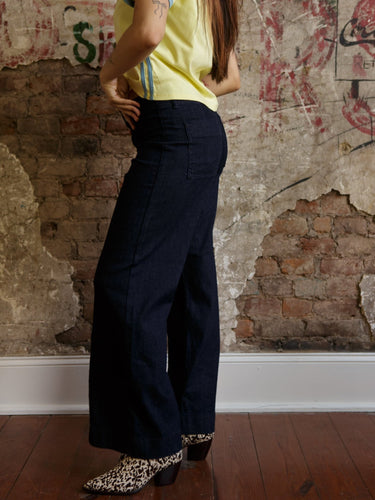 Molly Green - On Repeat Pintuck Jeans - Denim