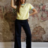 Molly Green - On Repeat Pintuck Jeans - Denim