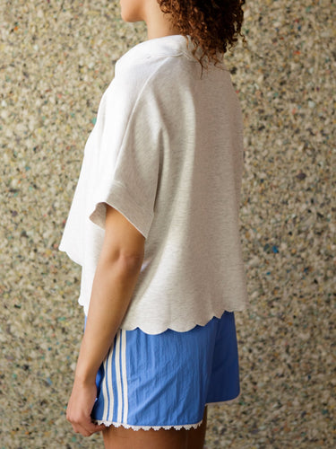 Molly Green - Pallela Collar Tee - Casual_Tops