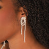 Molly Green - Pearly Swirl Earrings - Jewelry