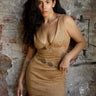 Molly Green - Perry Suede Mini Dress - Casual_Dresses
