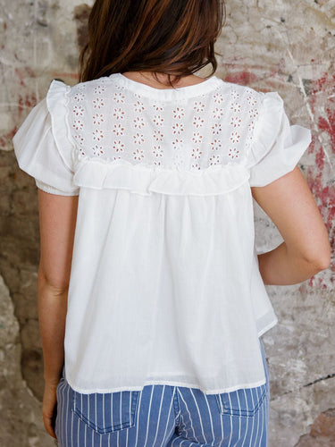 Molly Green - Poeta Ruffle Blouse - Casual_Tops