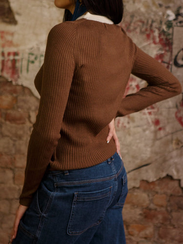 Molly Green - Ramsey Ribbed Long Sleeve - Sweaters_Cardigans