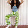 Molly Green - Sam Checkered Denim - Denim