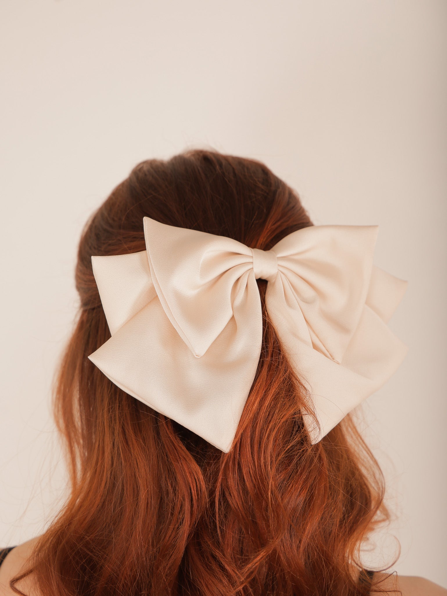 Molly Green - Satin Hair Bow - Accessories