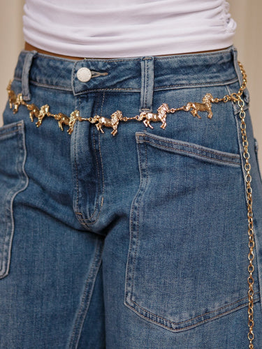 Molly Green - Slow Stampede Chain Belt - Accessories