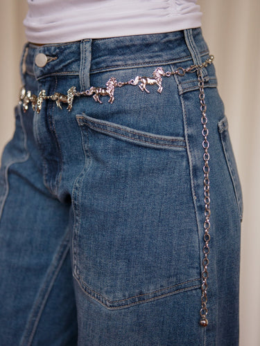 Molly Green - Slow Stampede Chain Belt - Accessories