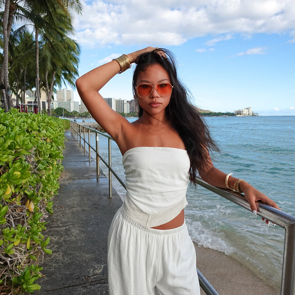 Molly Green - Stella Strapless Top - Casual_Tops