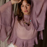 Molly Green - Sweeney Ruffle Blouse - Dressy_Tops