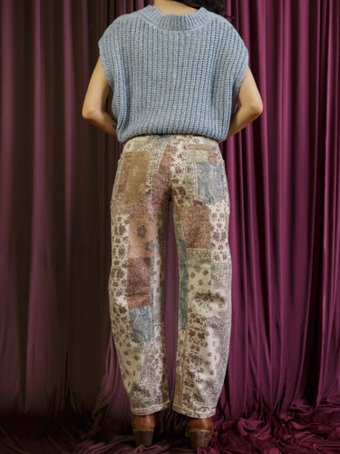 Molly Green - Take It To Heart Paisley Jeans - Denim