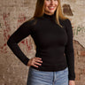 Molly Green - Taryn Mock Neck Long Sleeve - Basic_Tops