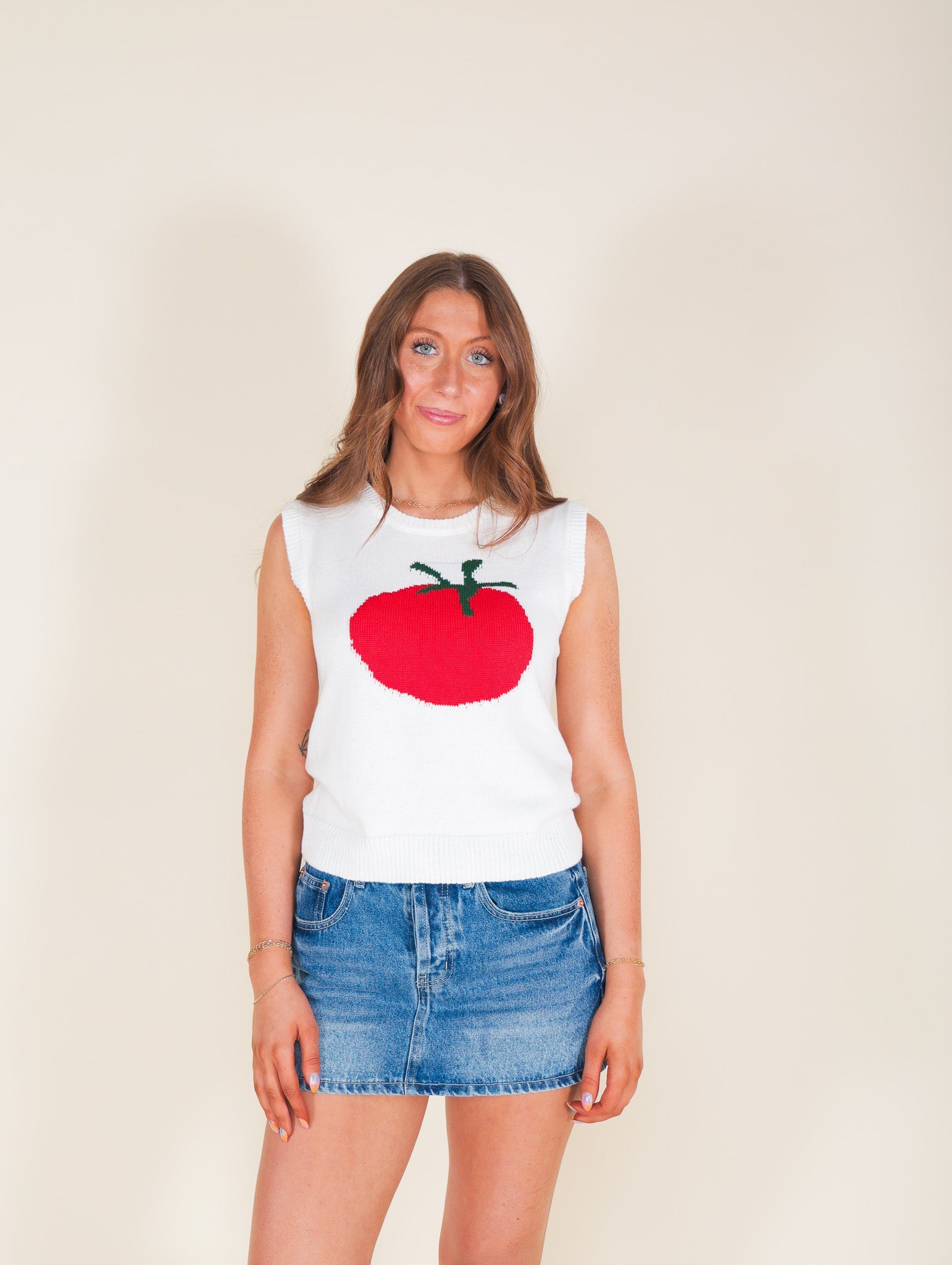 Tomato Sweater Vest