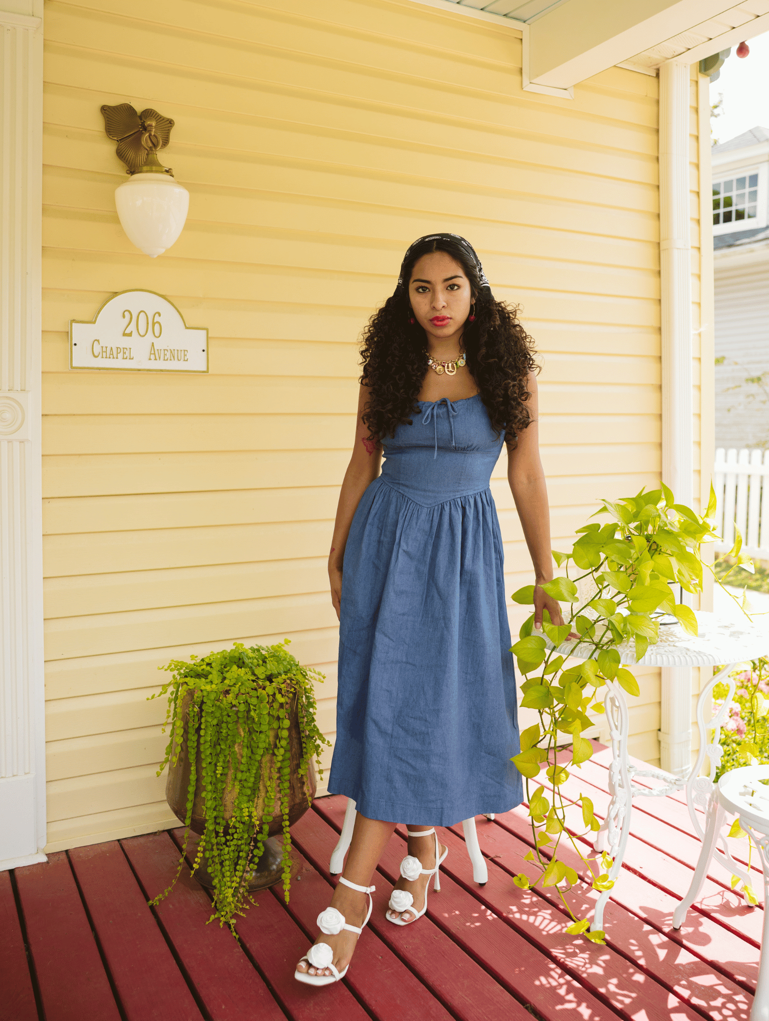Victoria Denim Dress Molly Green