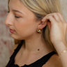 Molly Green - Vintage Dome Earrings - Jewelry