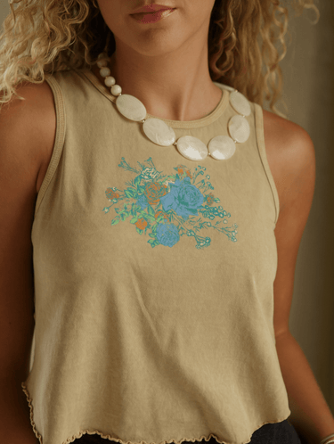 Molly Green - Vintage Garden Tank - Graphics