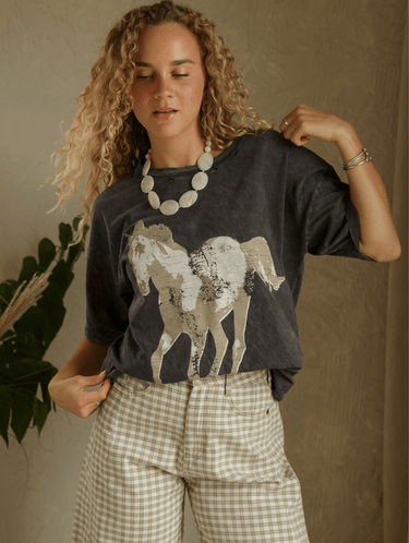 Molly Green - When Horses Fly Tee - Graphics
