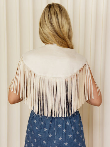 Molly Green - Zaria Suede Fringe Vest - Outerwear