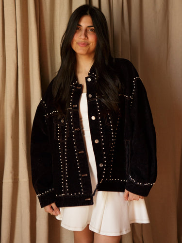 Molly Green - Ziggy Pearl Denim Jacket - Outerwear