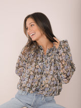 Molly Green - Annalee Pattern Blouse - Dressy_Tops