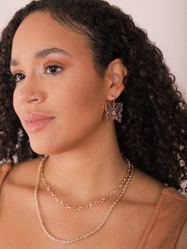 Molly Green - Butterfly Garden Earrings - Jewelry