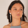 Molly Green - Cascading Pearl Earrings - Jewelry