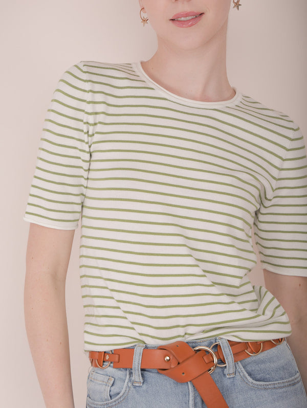 Molly Green - Charlie Striped Tee - Sweaters_Cardigans