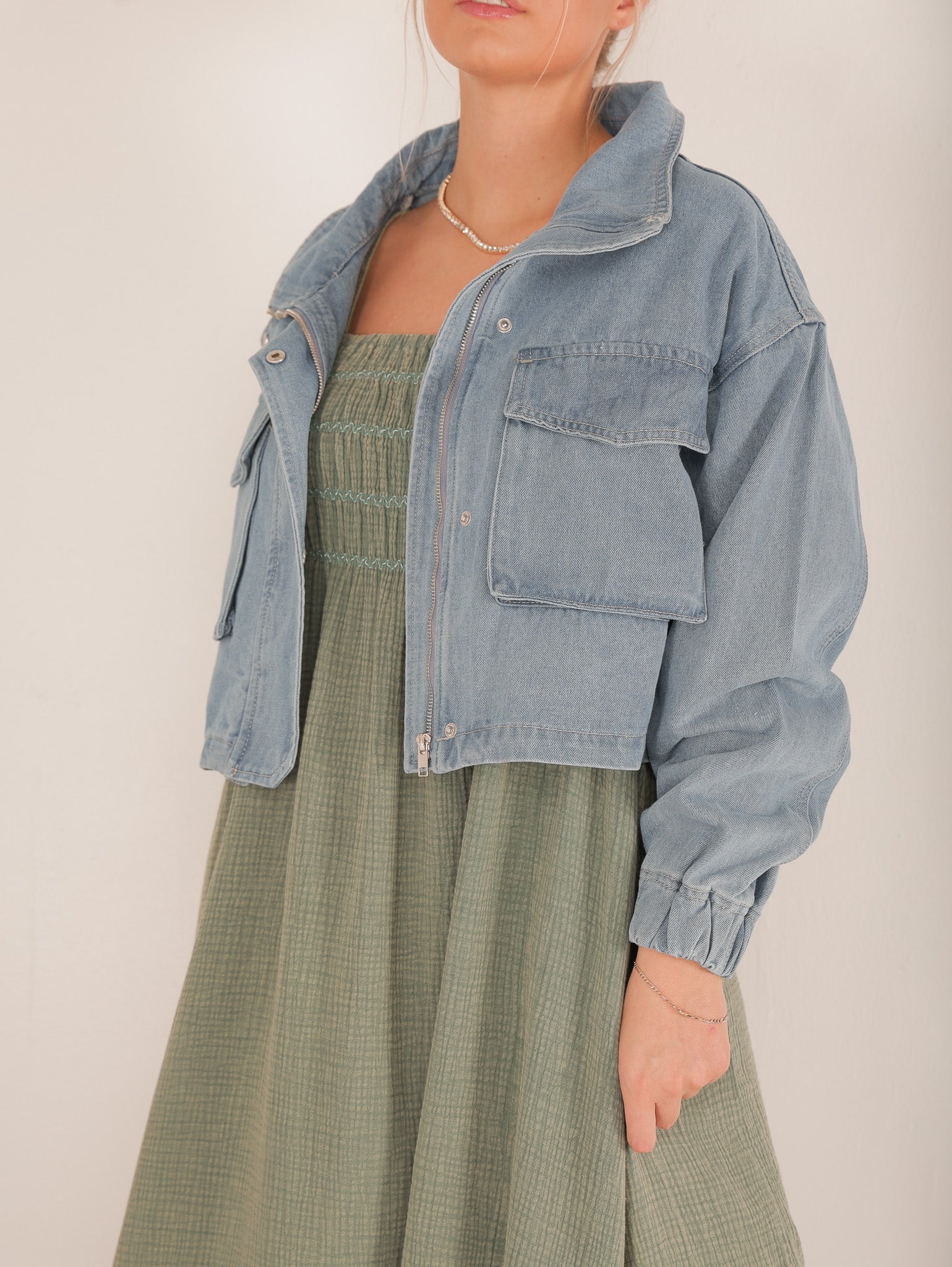 Molly Green - Chloe Relaxed Fit Denim Jacket - Outerwear