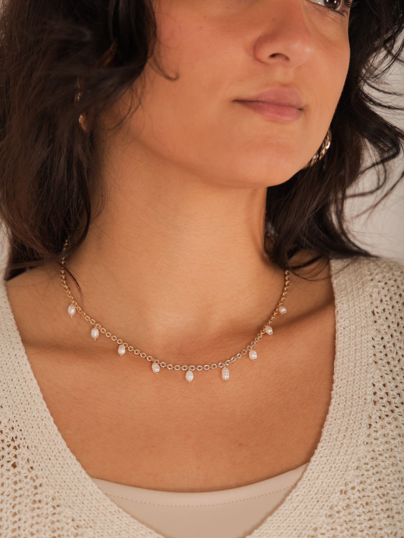 Molly Green - Come Back Pearl Choker - Jewelry