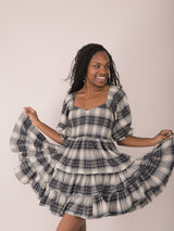 Molly Green - Dolly Plaid Babydoll Dress - Casual_Dresses