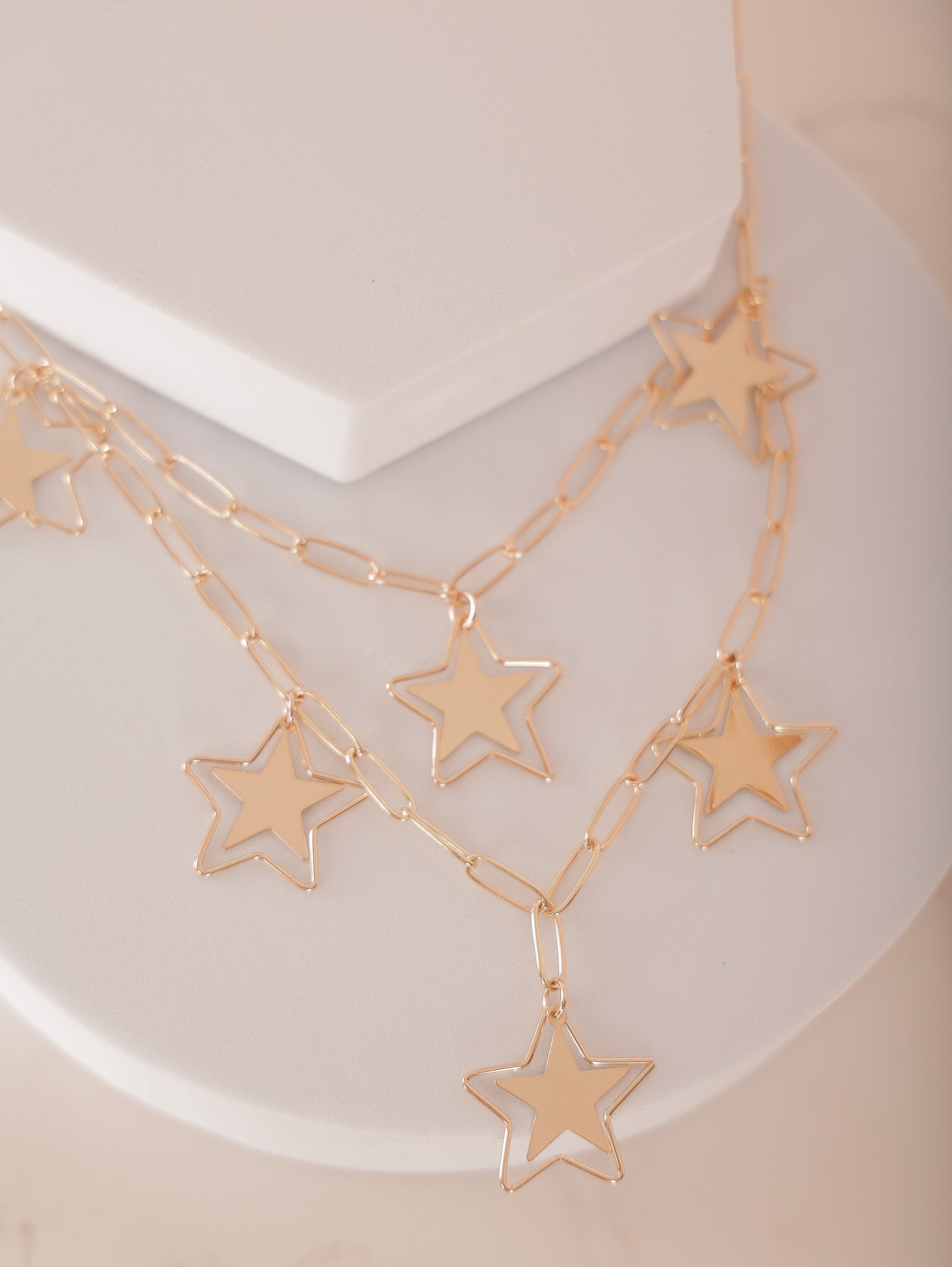 Draped Stars Necklace