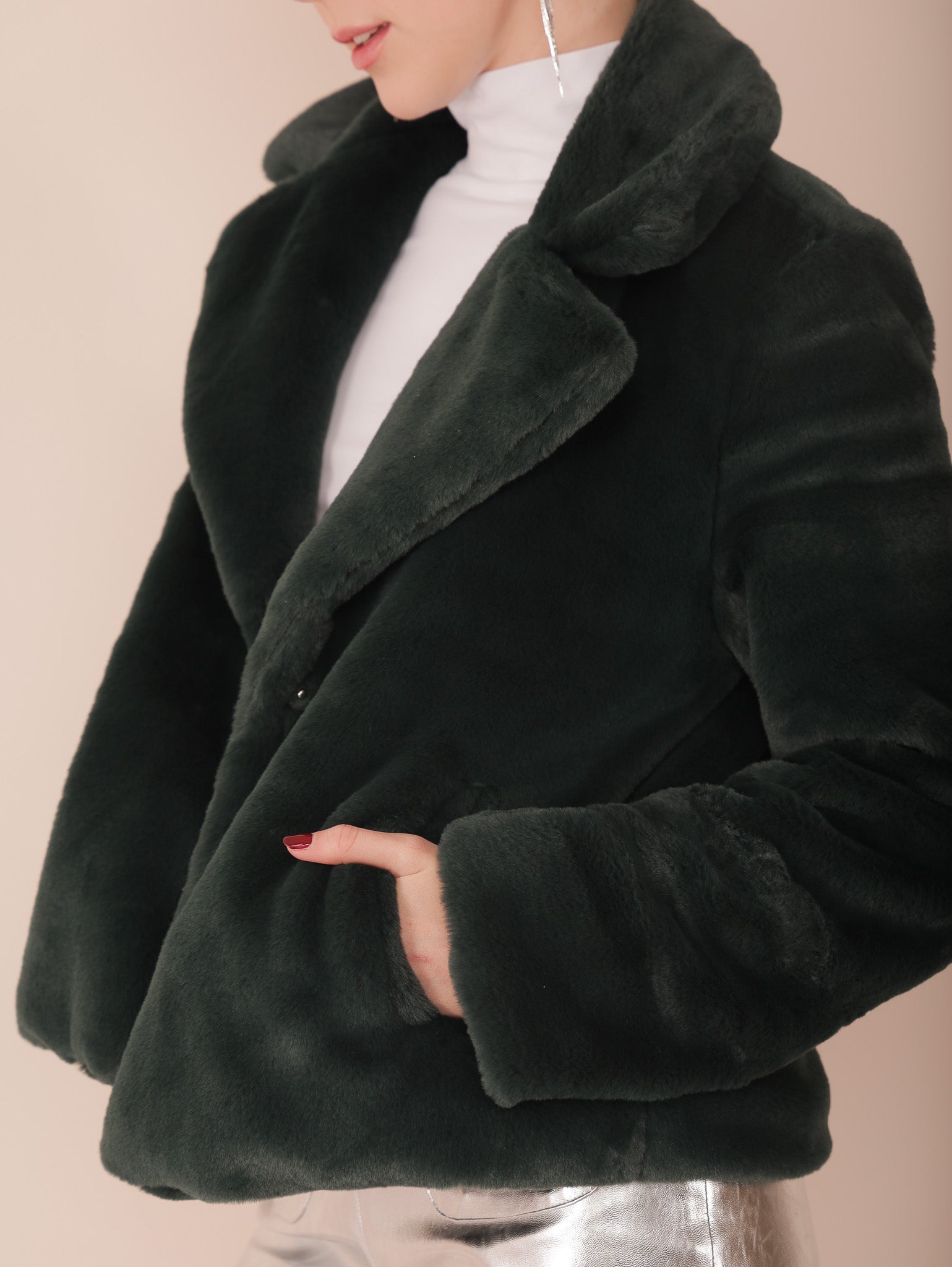 Molly Green - Felix Furry Coat - Outerwear