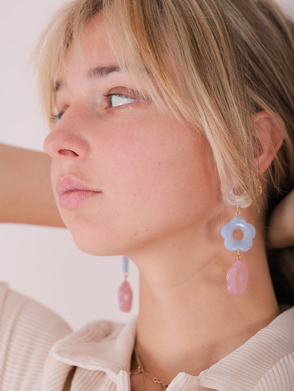 Molly Green - Flower Candy Earrings - Jewelry
