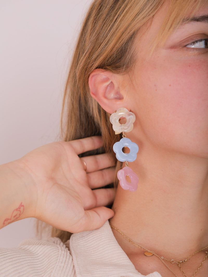 Molly Green - Flower Candy Earrings - Jewelry