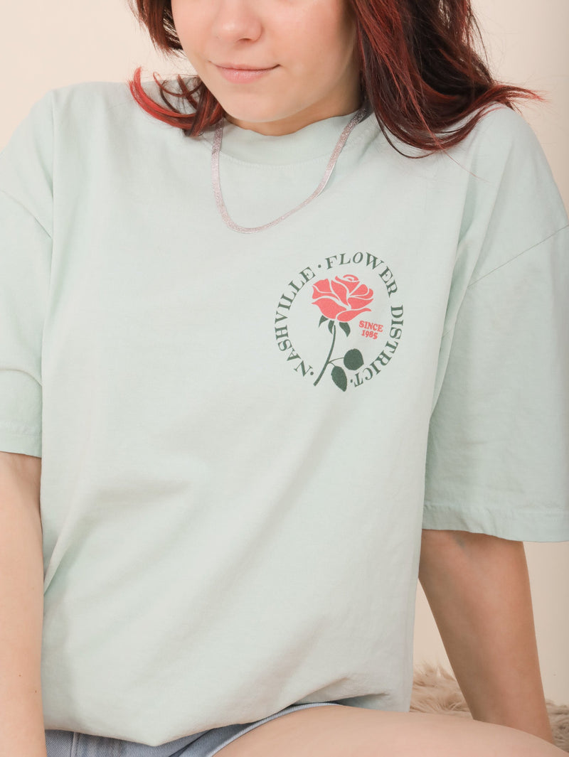 Molly Green - Flower District Tee - Casual_Tops