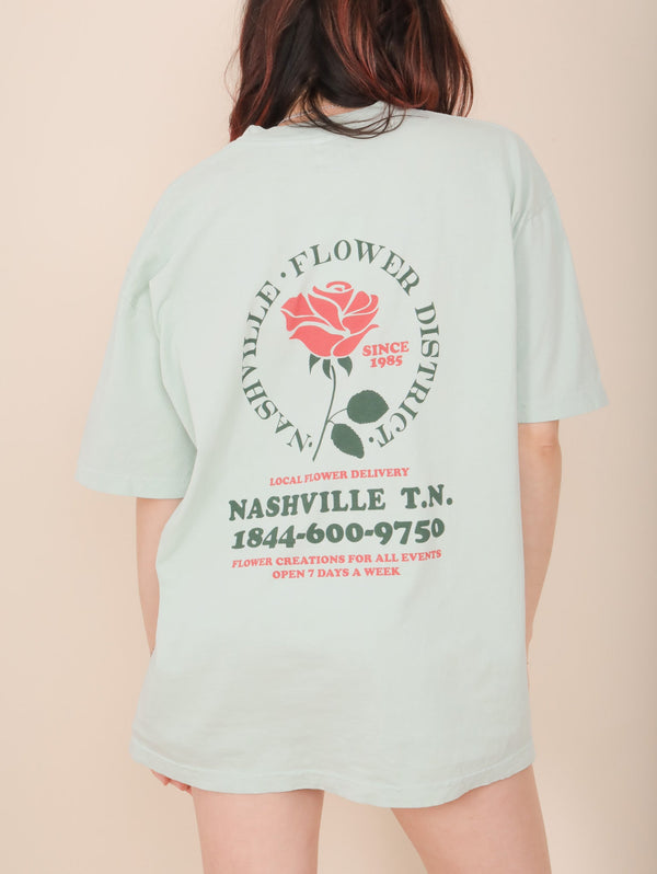 Molly Green - Flower District Tee - Casual_Tops