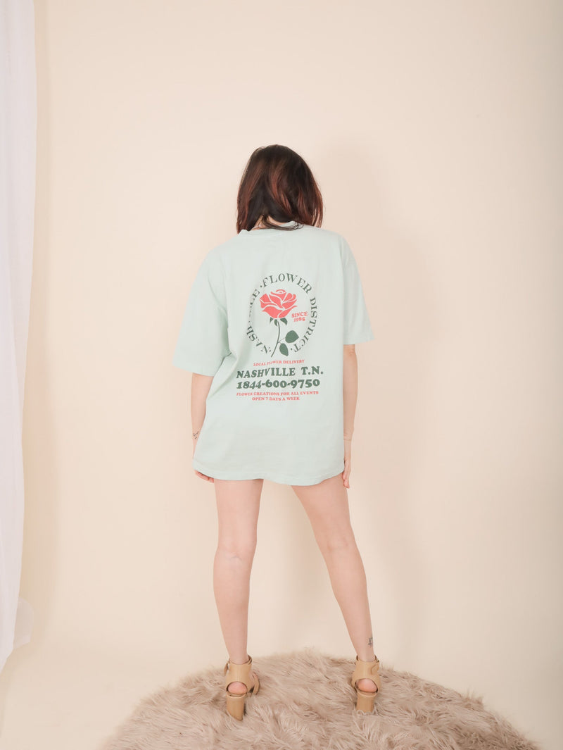 Molly Green - Flower District Tee - Casual_Tops