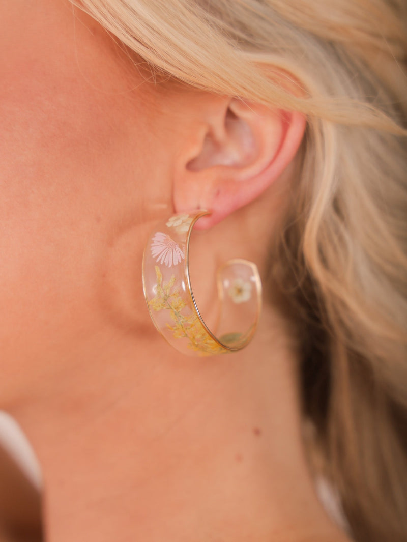 Molly Green - Freshly Picked Hoops - Jewelry