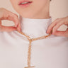 Molly Green - Get It Clasp Front Necklace - Jewelry