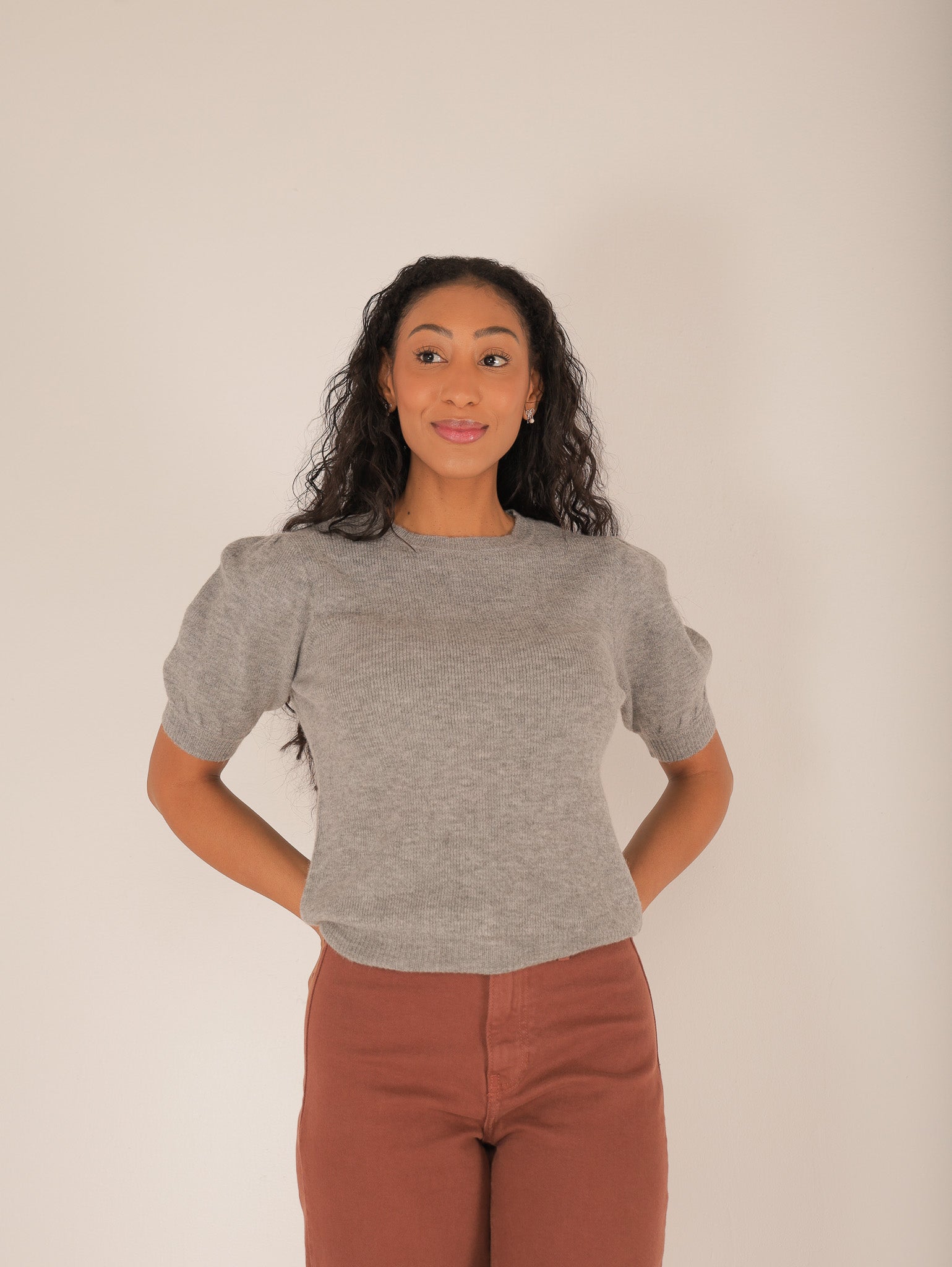Molly Green - Greer Short Sleeve Sweater - Sweaters_Cardigans