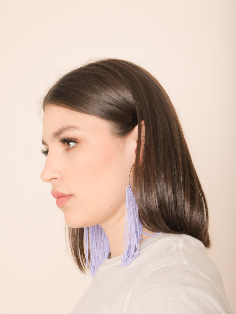 Molly Green - Hangin' By A Thread Hoops - Jewelry