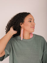 Molly Green - Hangin' By A Thread Hoops - Jewelry