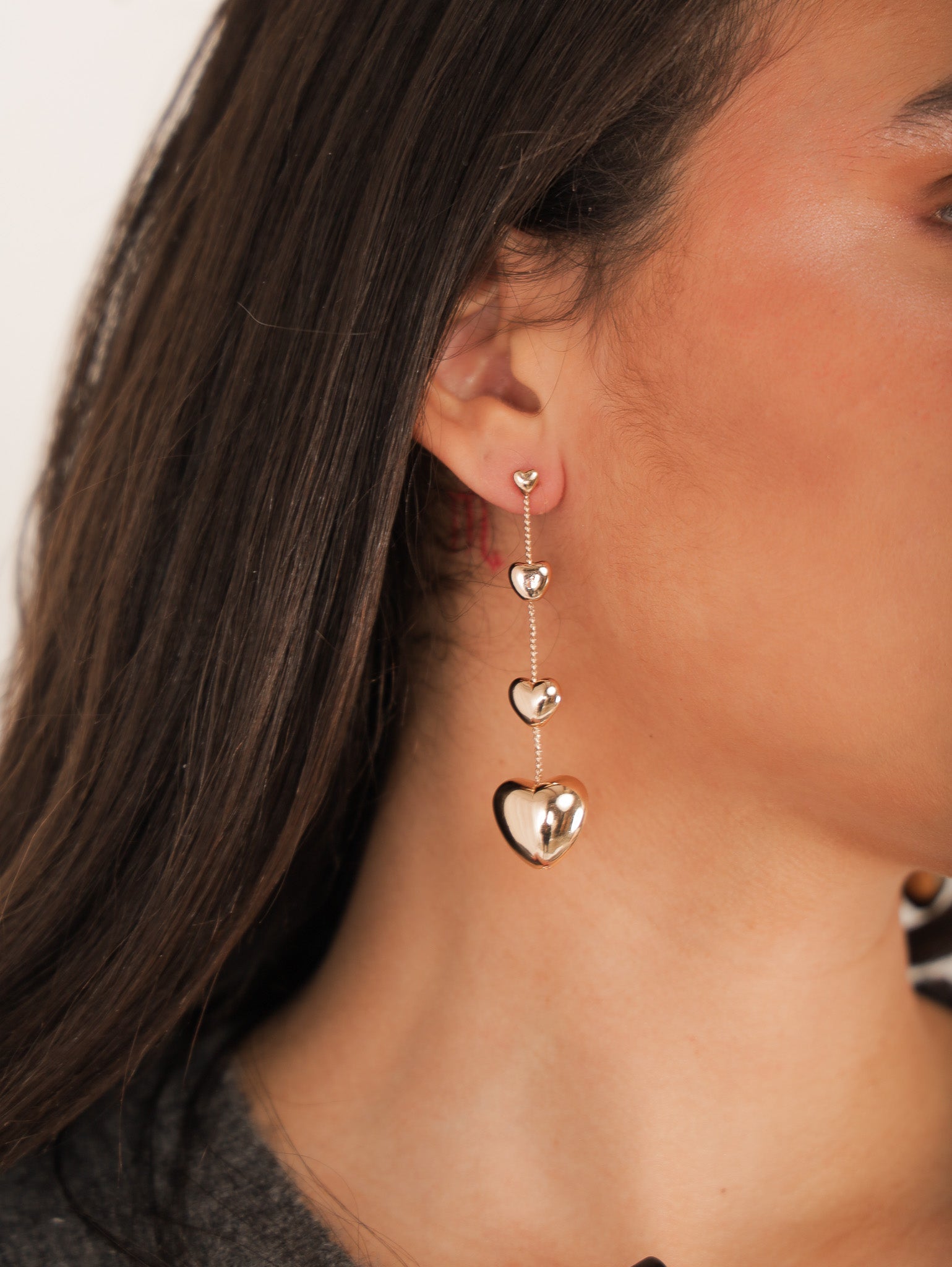 Molly Green - Heart On The Line Earrings - Jewelry