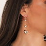 Molly Green - Heart On The Line Earrings - Jewelry